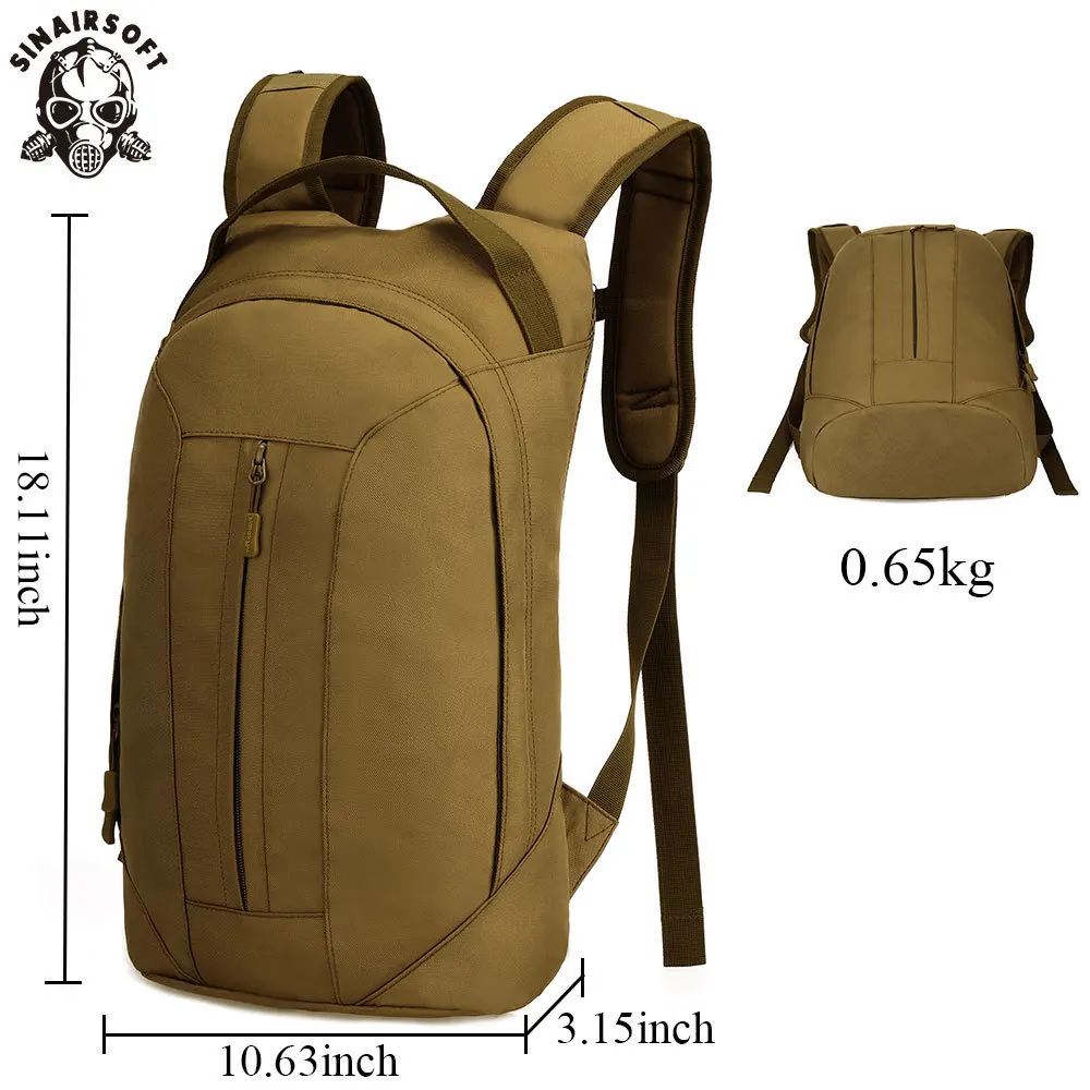 SINAIRSOFT 25L тактический рюкзак Камуфляжный военный штурмовой рюкзак открытый для верховой езды Спортивная дорожная 2.5L сумка для воды треккинг