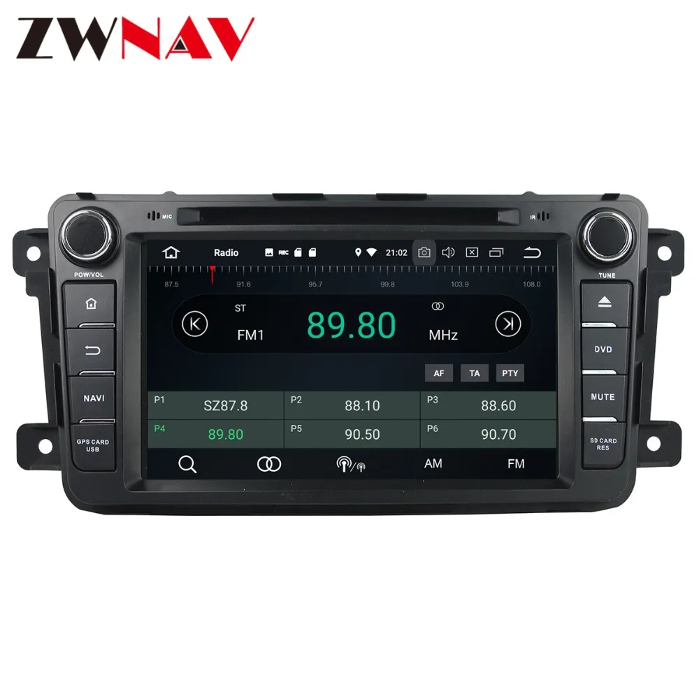 Android 9 автомобильный dvd-плеер gps навигация для Mazda CX-9 2009+ мультимедийная Главная панель стерео магнитофон 2 din радио