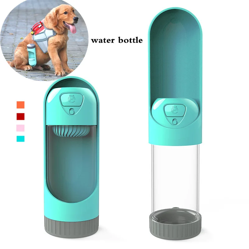 

300ML Pet Dog Portable Water Bottle with Activated Carbon Fliter Puppy Cat Travel Outdoor Sport Drinking Water Dispenser Feeder