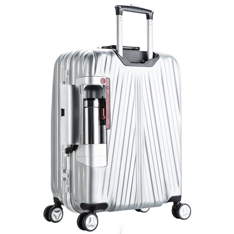 20 'པ'' ABS PC TSA замок Алюминиевая Рама чемодан maleta тележка valise koffer bavul багаж