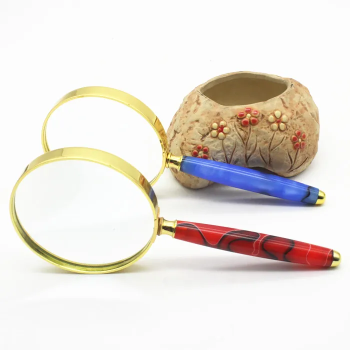 5X Metal Fram Children Educational Magnifying Glass Insect Viewer Optical Lens Handheld Gift Toy Magnifier for Reading | Инструменты