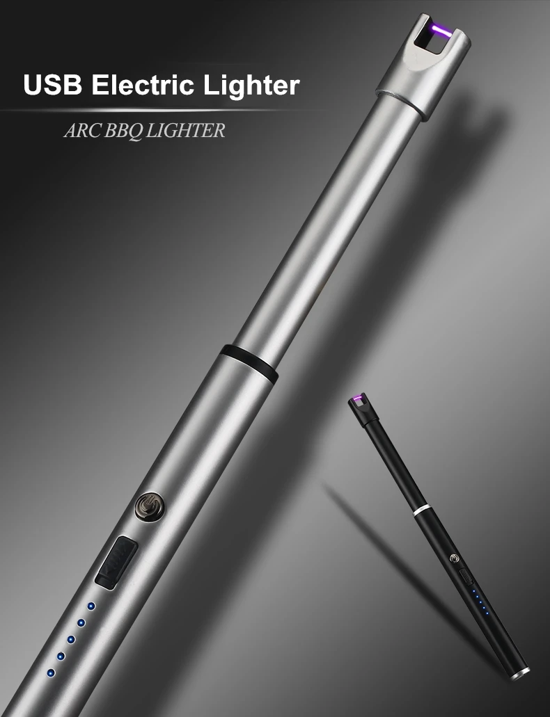 Новая дуговая импульсная Зажигалка для барбекю, электронная USB Зажигалка, женские Кухонные гаджеты, портативная функциональная Зажигалка для свечей, инструмент для курения сигарет