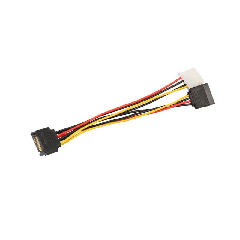 5 шт. 15-контактный кабель-адаптер SATA папа на 4-контактный IDE Molex Мама + мама |