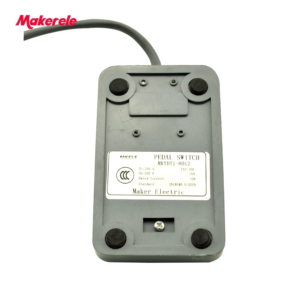 10A SPDT NO NC foot switch for CNC Industrial MKYDT1 8012 free shipping Nonslip Plastic low cost high quality from factory|Выключатели| |