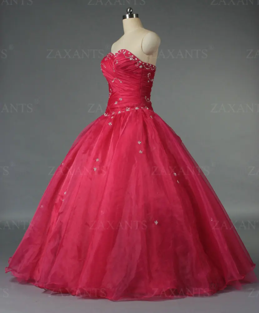 E1043 Милая Органзы Бисера Бальное платье Пром Quinceanera Платья Мода | Свадьбы и