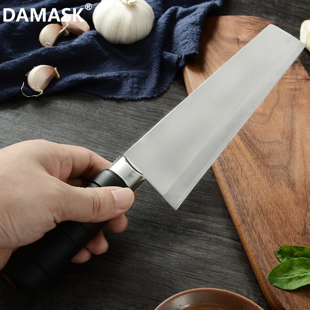 Дамасский " дюймовый кухонный нож, Профессиональный кухонный нож шеф-повара из нержавеющей стали, овощной нож Nakiri для мяса, аксессуары для приготовления пищи