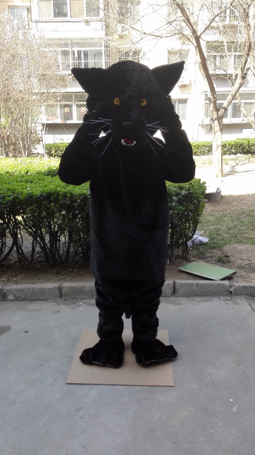 black panther leopard jaguar cougar mascot costume custom fancy anime cosplay kits mascotte dress carnival 41150 | Тематическая