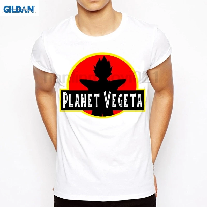 GILDAN/хлопковая Футболка с персонажами аниме Dragon Ball Z мужская повседневная