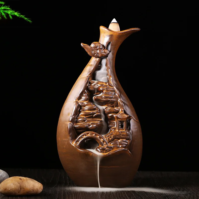 Новинка 2019 эмалированная курительная курильница с обратным потоком подставка