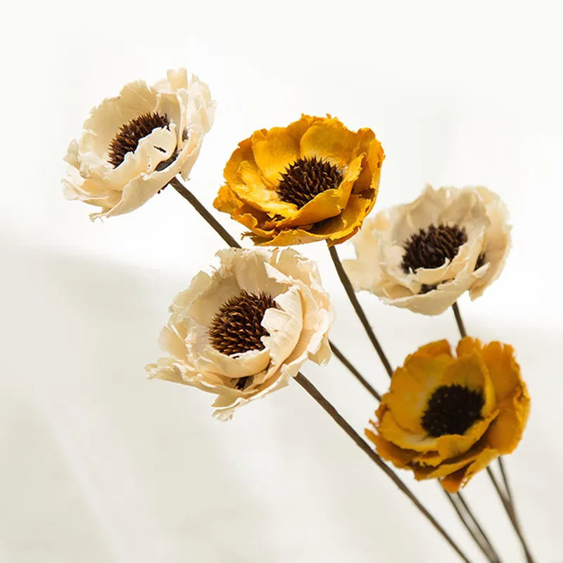 3 шт./лот высушенные цветы ручной работы натуральное растение антивыцветающая