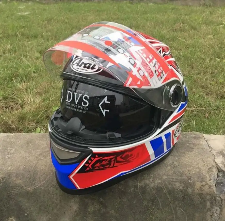 Горячая распродажа! мотоцикл шлем полный шлем arai мужской и женский рыцарь теплый всесезонный можно использовать цвет один мощный