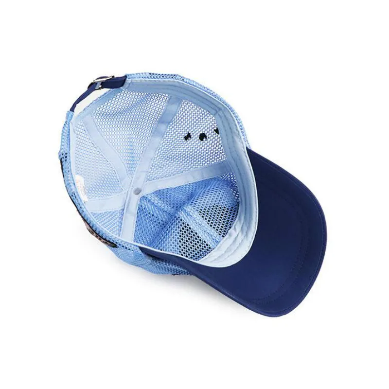 Детская летняя бейсболка быстросохнущая дышащая с рисунком Snapback кепка