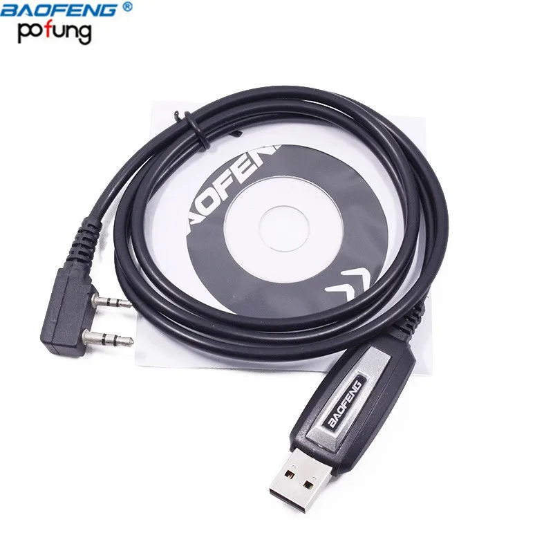 Оригинальный Baofeng USB Кабель для программирования компакт диск с драйверами CB