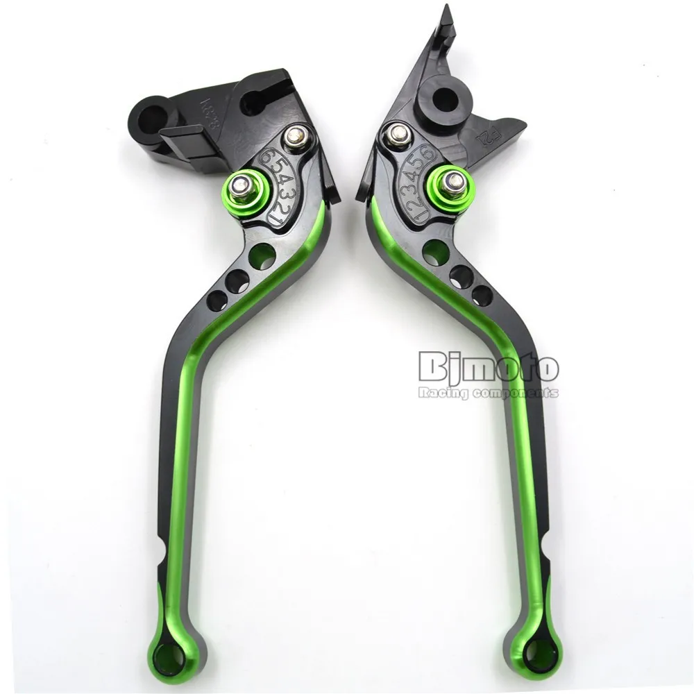 BJMOTO мотоцикл Длинные ЧПУ тормоза рычаги сцепления Набор для Kawasaki ZX6R 636 Z750R ZX10R Z1000 Z1000SX NINJA 1000 Tourer