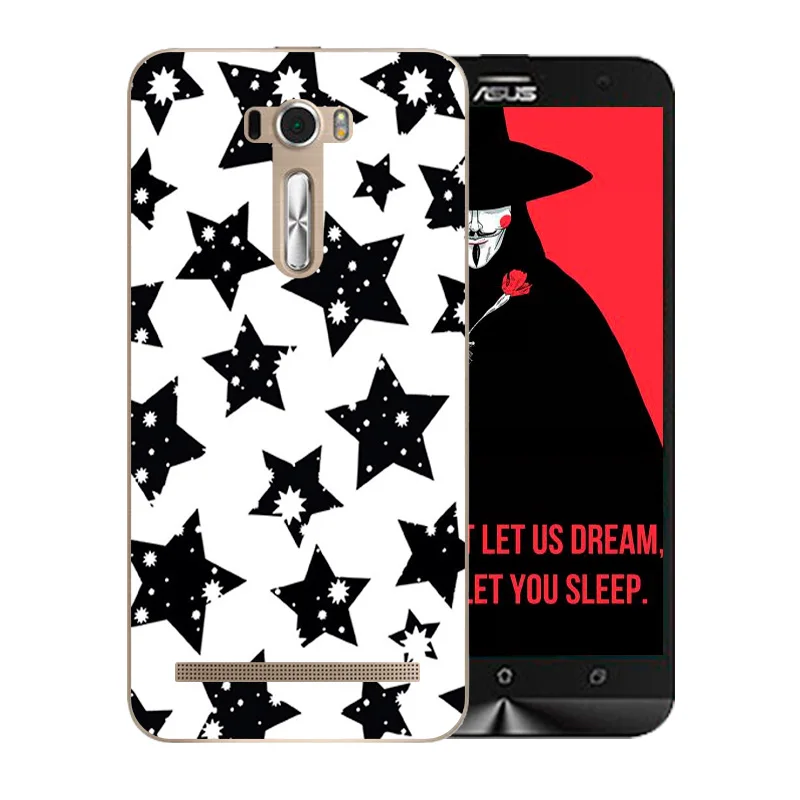 Phone Case Soft TPU for Asus ZenFone 2 Laser ZE550KL 5.5 inch Colorful Pattern Zenfone Ze551kl Z00LD Back Cover |