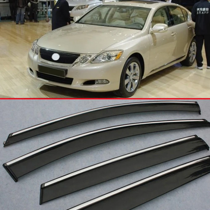 Ветрозащитный козырек для Lexus GS Class GS300 GS350 GS430 2010 2011 2012 2013 2014 2015|window wind deflectors|wind