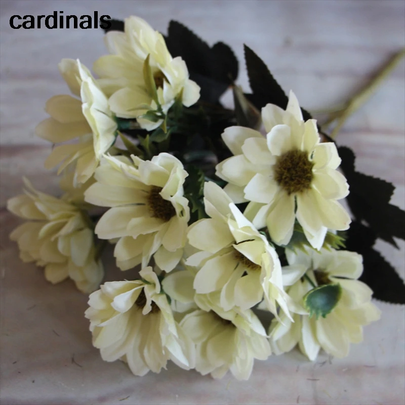 Осенняя искусственная Весенняя Маргаритка искусственный цветок Европейский