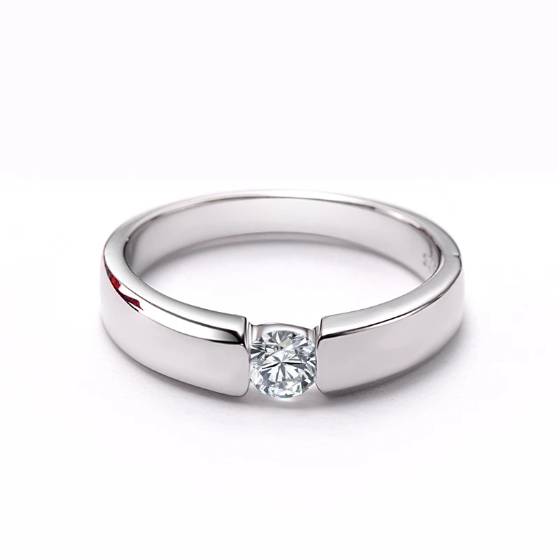 Бесплатная доставка мужское кольцо из стерлингового серебра с высокой имитацией