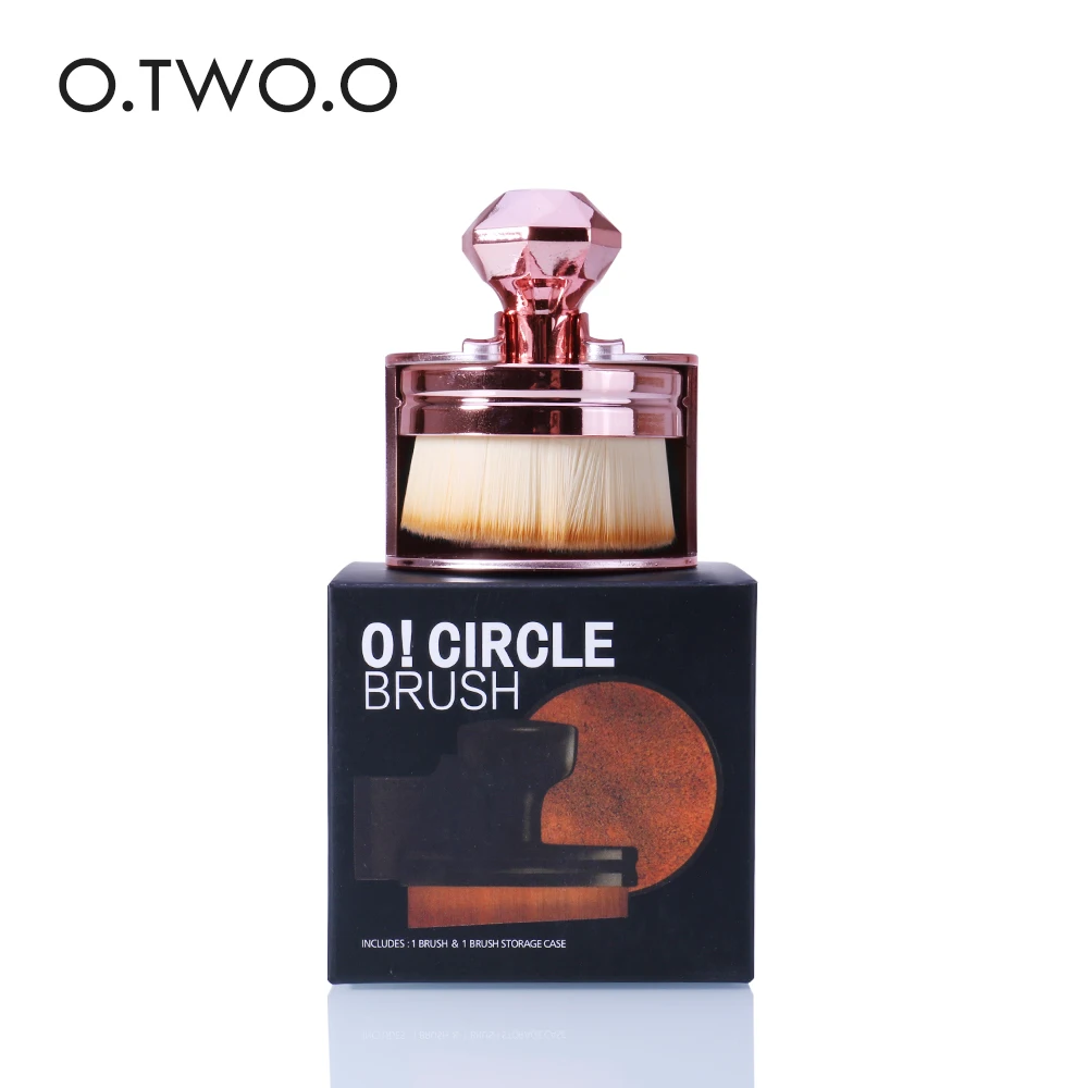 O. TWO. O, брендовая Профессиональная Кисть для макияжа, ручная печать, очищающая кисть для основы, кисти для макияжа, косметика для лица Пудра, горячая Распродажа