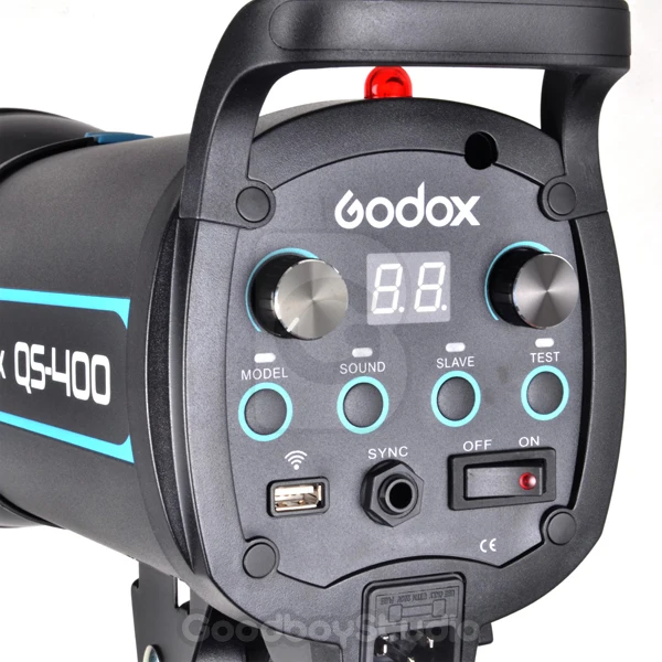 Godox qs-400 400 Вт 400WS Аксессуары для фотостудий флэш-мигающий свет лампы Глава |