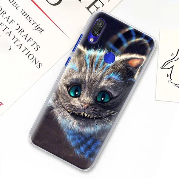 Алиса в стране чудес Чеширский Кот Чехол для телефона для Xiao mi Red mi 7 5 6 Pro Note 7 Pro 5 5A 6 mi A1 A2 8 Lite 9 чехол Coque - Цвет: 12
