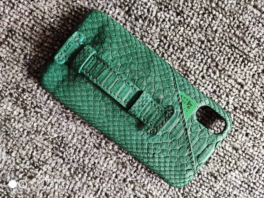 Чехол для iPhone X XS Max XR из натуральной кожи Boa Constrictor, чехол из натуральной кожи питона, чехол для телефона с кармашком, держатель для телефона