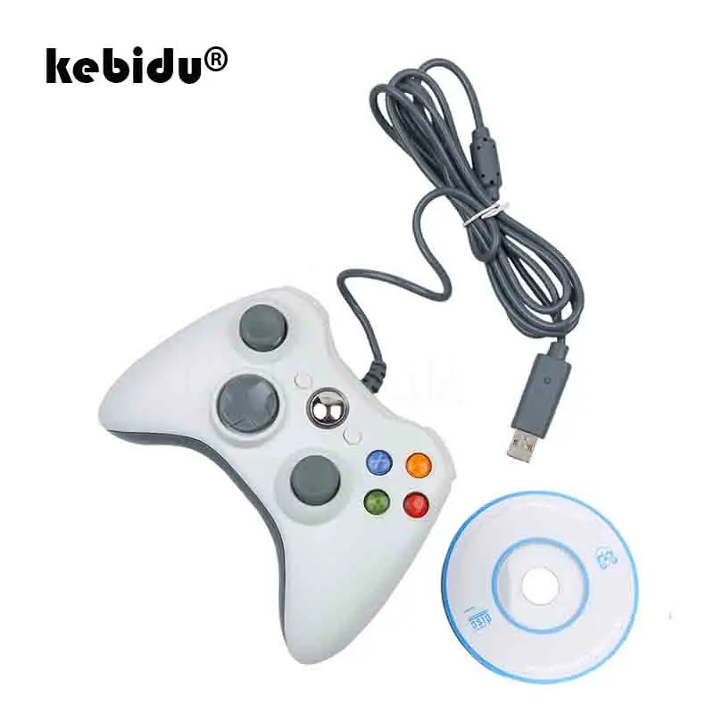 USB-контроллер Kebidu джойстик для ПК игровой проводной тонкий геймпад контроллер
