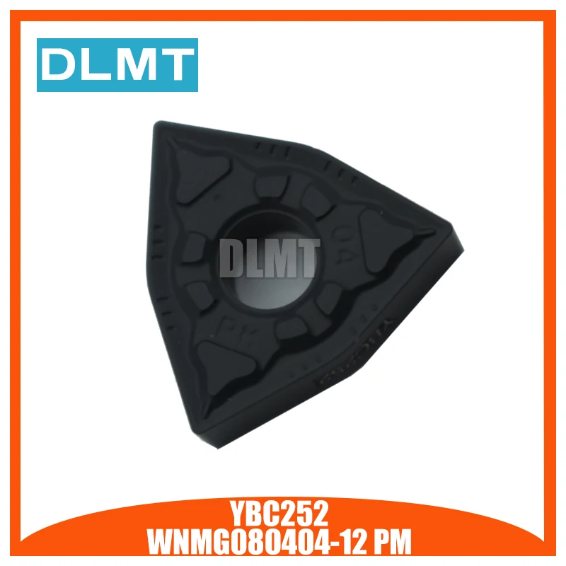 10 шт. YBC252 WNMG080404 12 PM карбидная вставка CNC Вольфрамовая токарная для резки