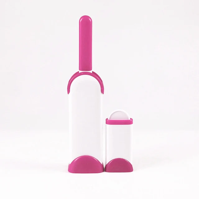 Pink Set Меховая щетка Волшебная меховая Чистящая Щетка многоразовая Волшебная для удаления ворсинок и пыли шерсть домашних животных Кошки статическая портативная щетка щетки для чистки одежды - Цвет: Pink Set