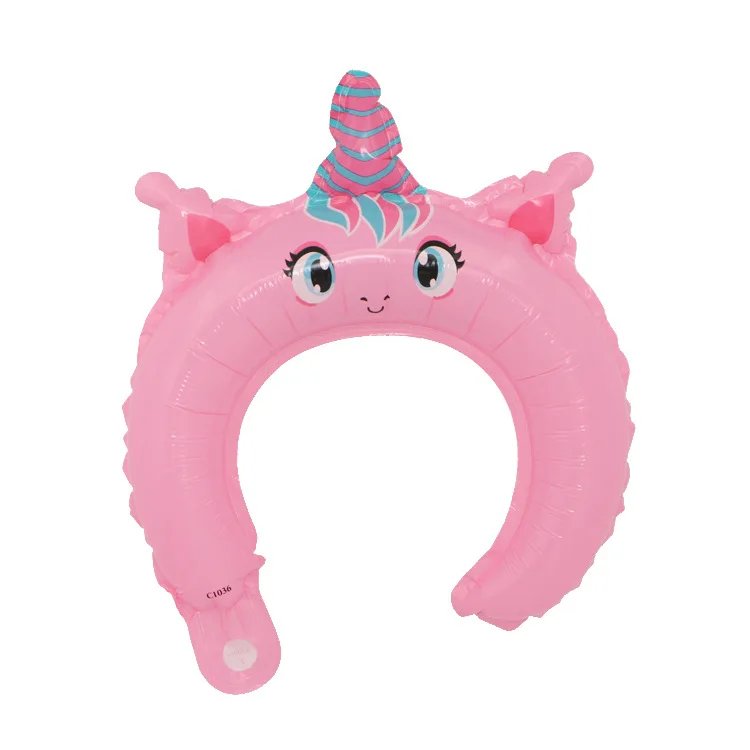 unicorn 5 шт., милая тиара с животными, повязка на голову, фольгированный шар, Микки, Минни, кролик, медведь, панда, лиса, детское украшение для дня рождения, свадьбы, вечеринки - Цвет: unicorn
