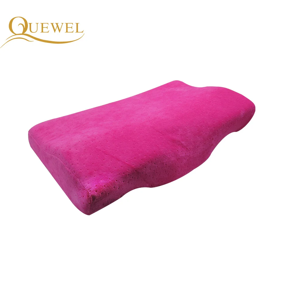 Eyelash Memory Pillow Slow Rebound Memory Foam Pillows Professional Eyelash Extension Special Pillow Grafted Salon/Sleeping Use - Цвет: Rose Red