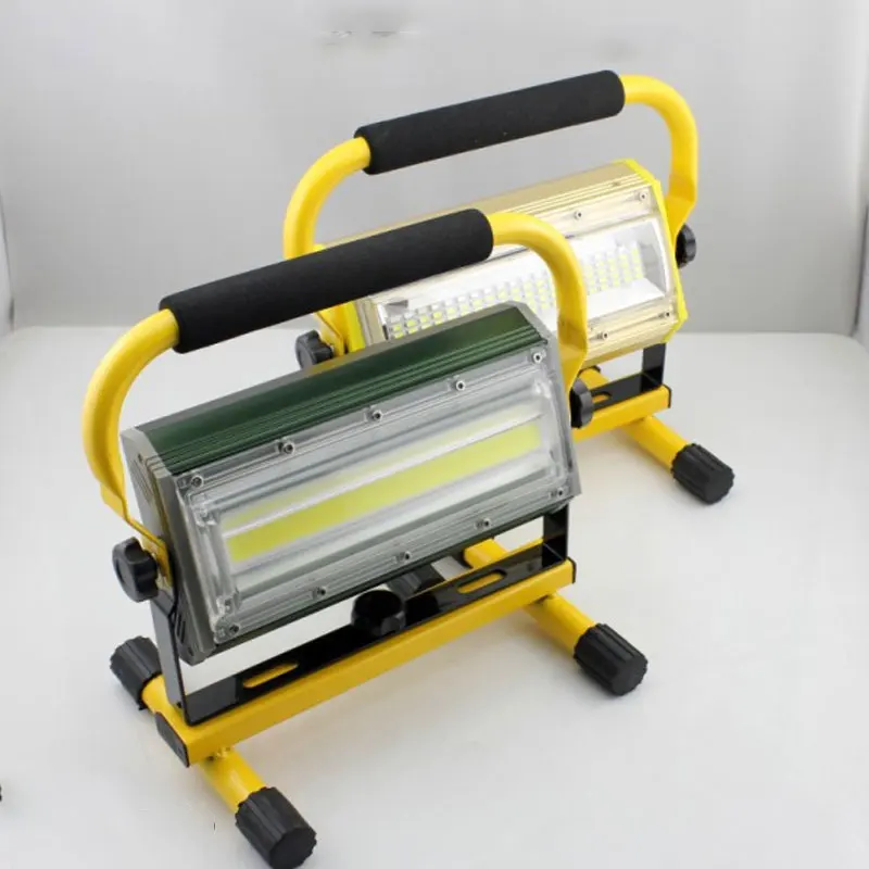 Высокая Мощность 100 w светодиодные прожекторы проекционные лампы свет работы прожекторы мигает Предупреждение Водонепроницаемый потока фонарь для кемпинга