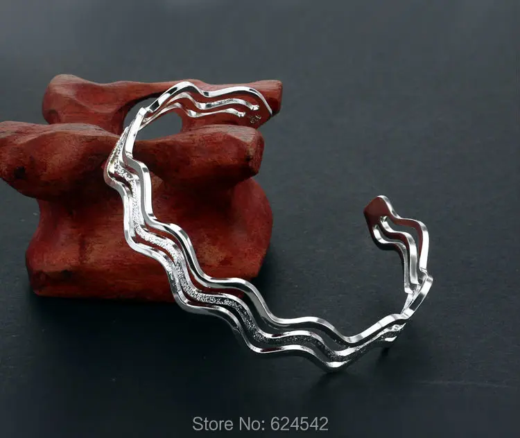 Новейшие модные аксессуары для рук. 925 пробы серебряный браслет. Элегантный