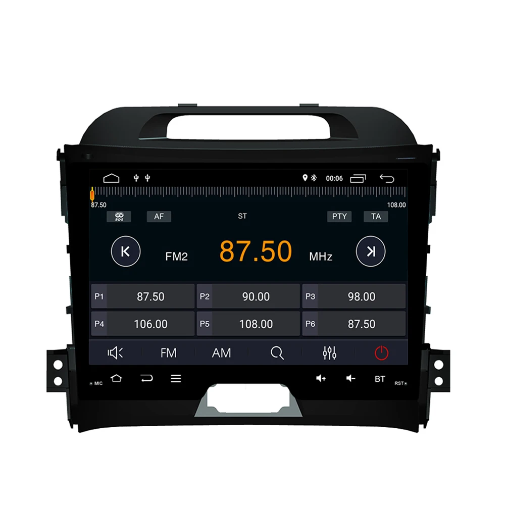2din Octa Core 4G Ram Android 10 подходит для KIA Sportage 2015 2011 2012 2013 2014 автомобильный DVD плеер