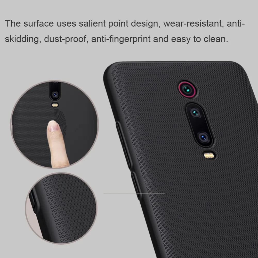 Для Xiaomi Mi 9T чехол NILLKIN матовая жесткая задняя крышка из ПК чехол для Xiaomi Mi 9 pro