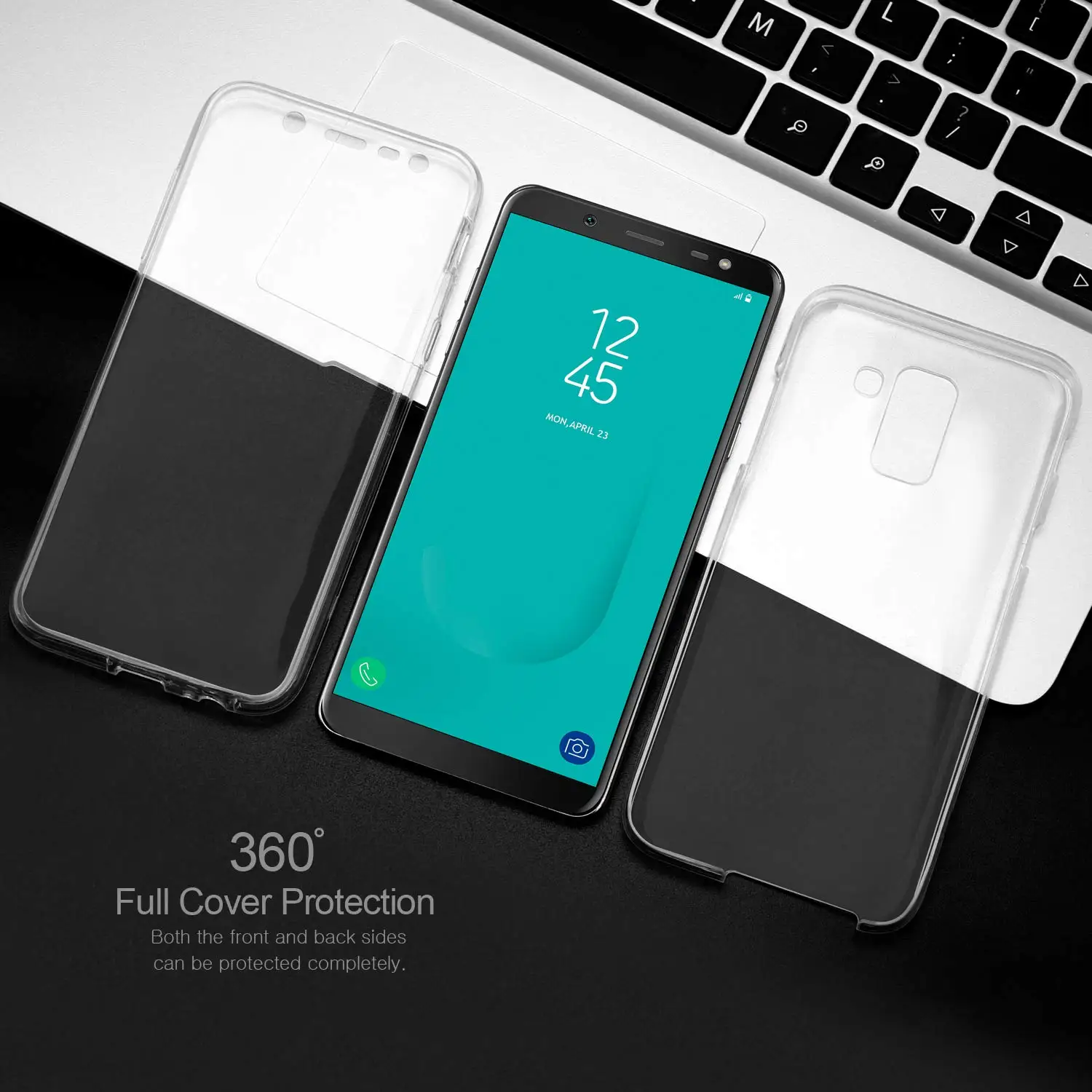 Double Silicone Case For Samsung Galaxy S7 Edge S8 S9 Plus S10 S10e A6 A8 A7 2018 J3 J4 J5 J6 J7 Neo Prime 2017 J2 Pro 360 | Мобильные