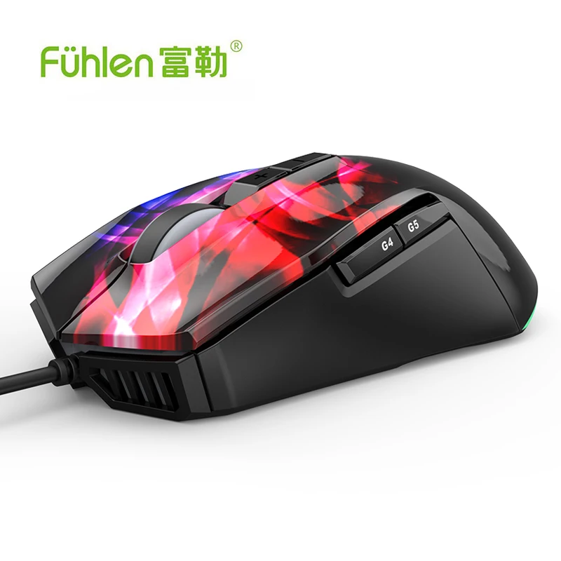 Fuhlen G91 PRO 2000DOI Phantom Магнето-магнитный микромеханизм Проводная игровая мышь RGB светильник макро
