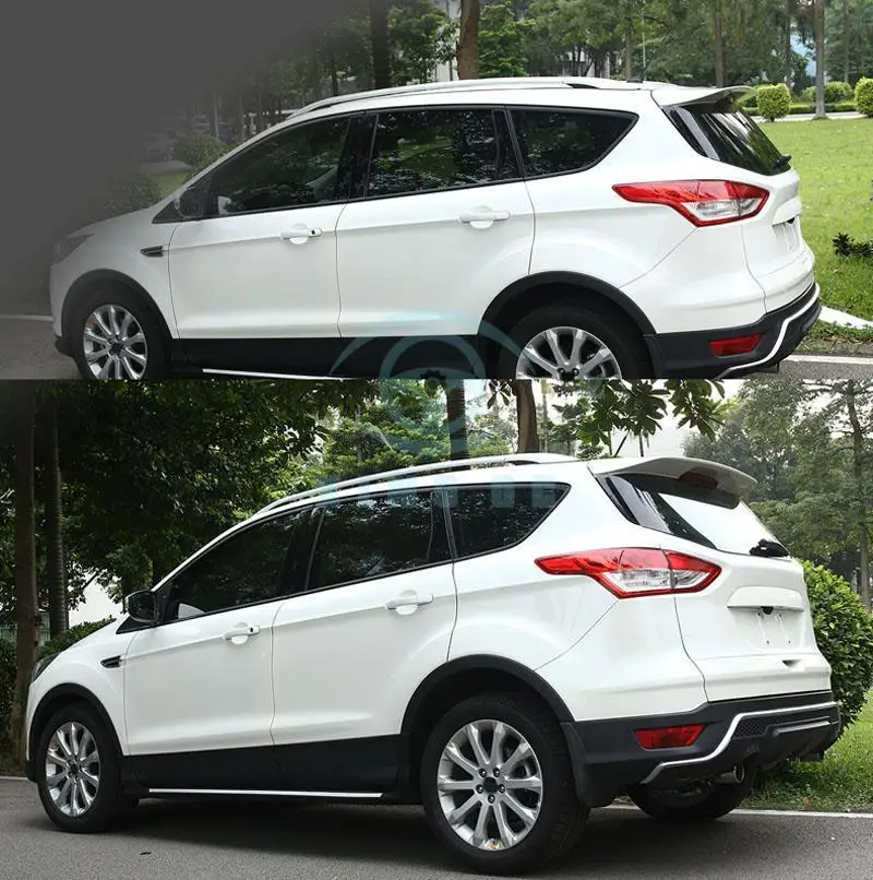 ABS жемчужно белый сушкой лаком крыло спойлер для Ford Escape/Kuga 2013 2016|wing spoiler|abs spoilerspoiler