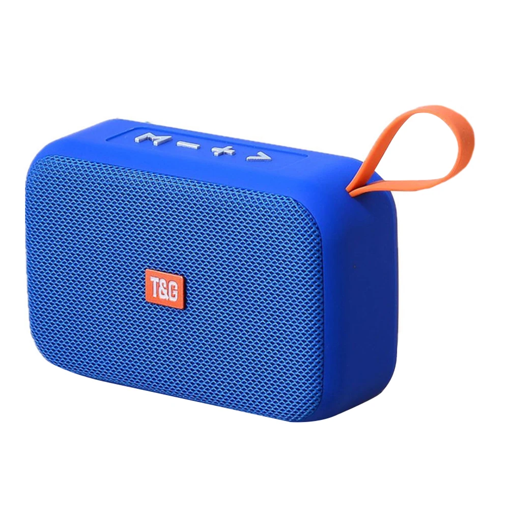 Синий Портативная колонка Беспроводная Громкая связь Bluetooth динамик водонепроницаемый открытый супер бас стерео USB FM радио Mico SD карта громкий динамик - Цвет: Синий