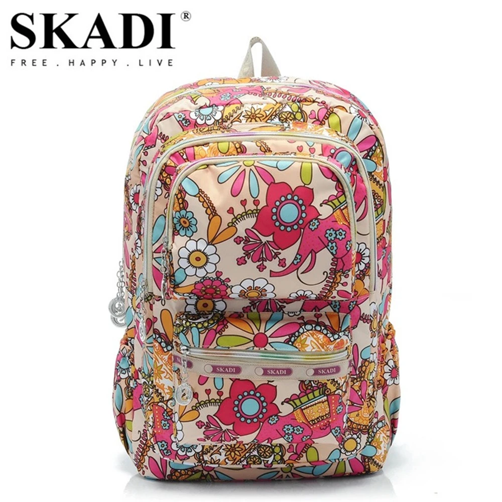 SKADI новинка Женский нейлоновый рюкзак Bolsas Mochila Feminina большой школьный для девочек