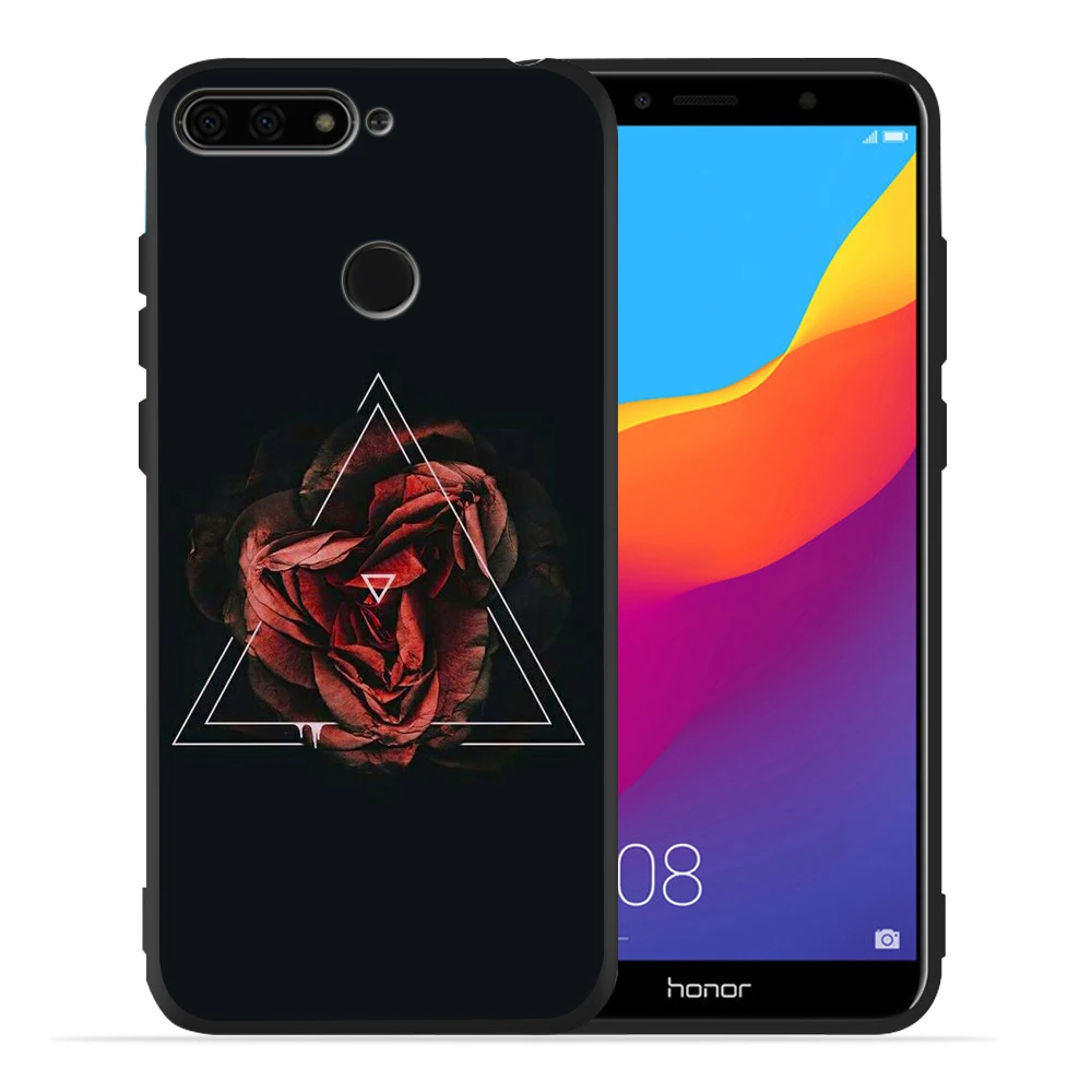 Роскошный чехол для телефона Rainbow Cactus unicorn love loading Huawei Honor 10 Lite 9 8 8x 8c Capa Etui|Бамперы| |