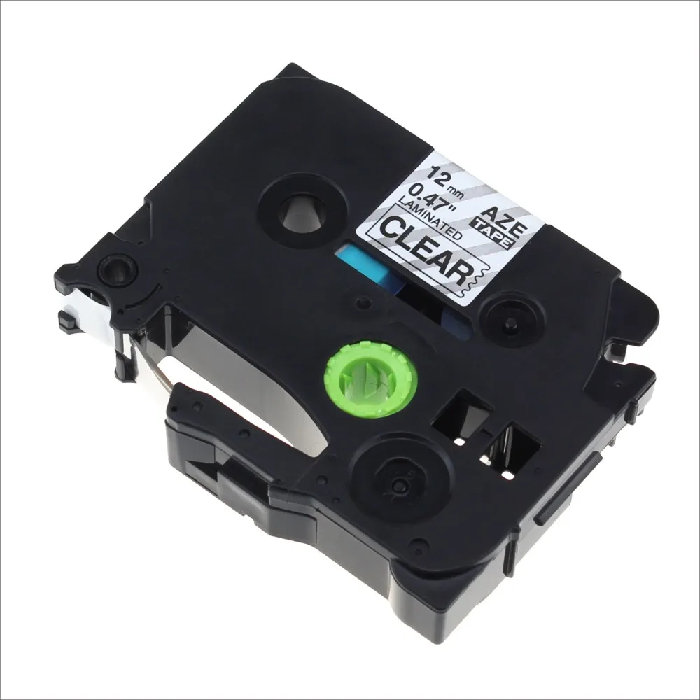 Unistar 2 шт. 12 мм * 8 м Tze 131 Tz131 черный на прозрачных ламинированных совместимых P touch tze