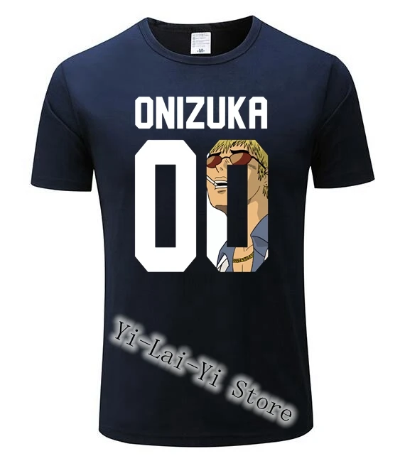 Потрясающая Футболка для мальчика Teacher Onizuka 00 GTO футболка с круглым вырезом 3D