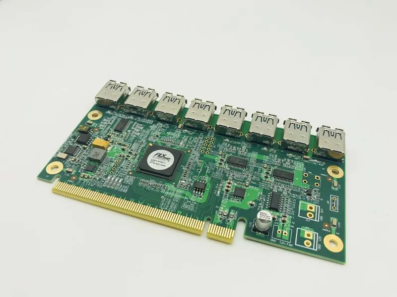 1 до 8 PCIe Miner машина видеокарта USB3.0 PCIE расширительные карты удлинитель PCI E 16X