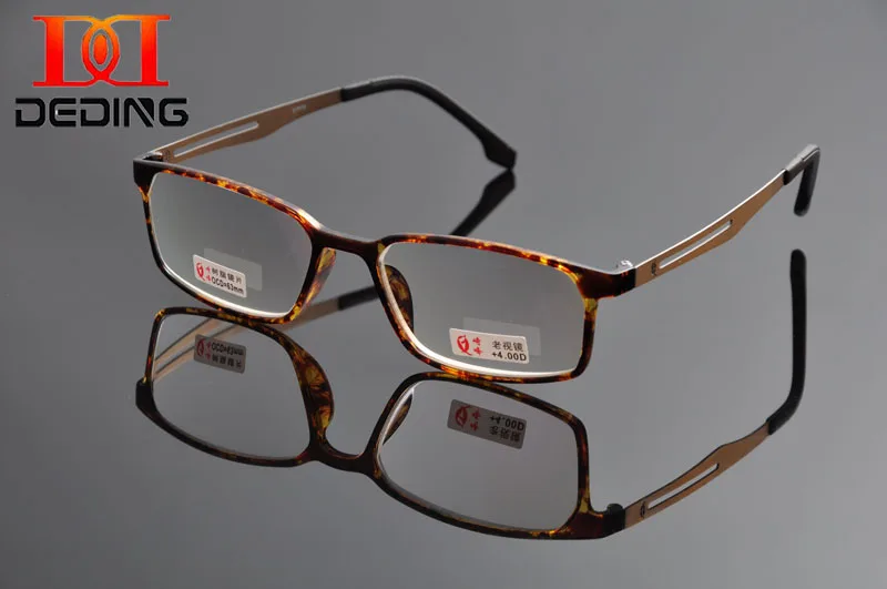 

Очки для чтения Deding TR90 Hd мужские, модные брендовые дизайнерские пресбиопические линзы для мужчин, + 1,0-+ 4,0 DD1193