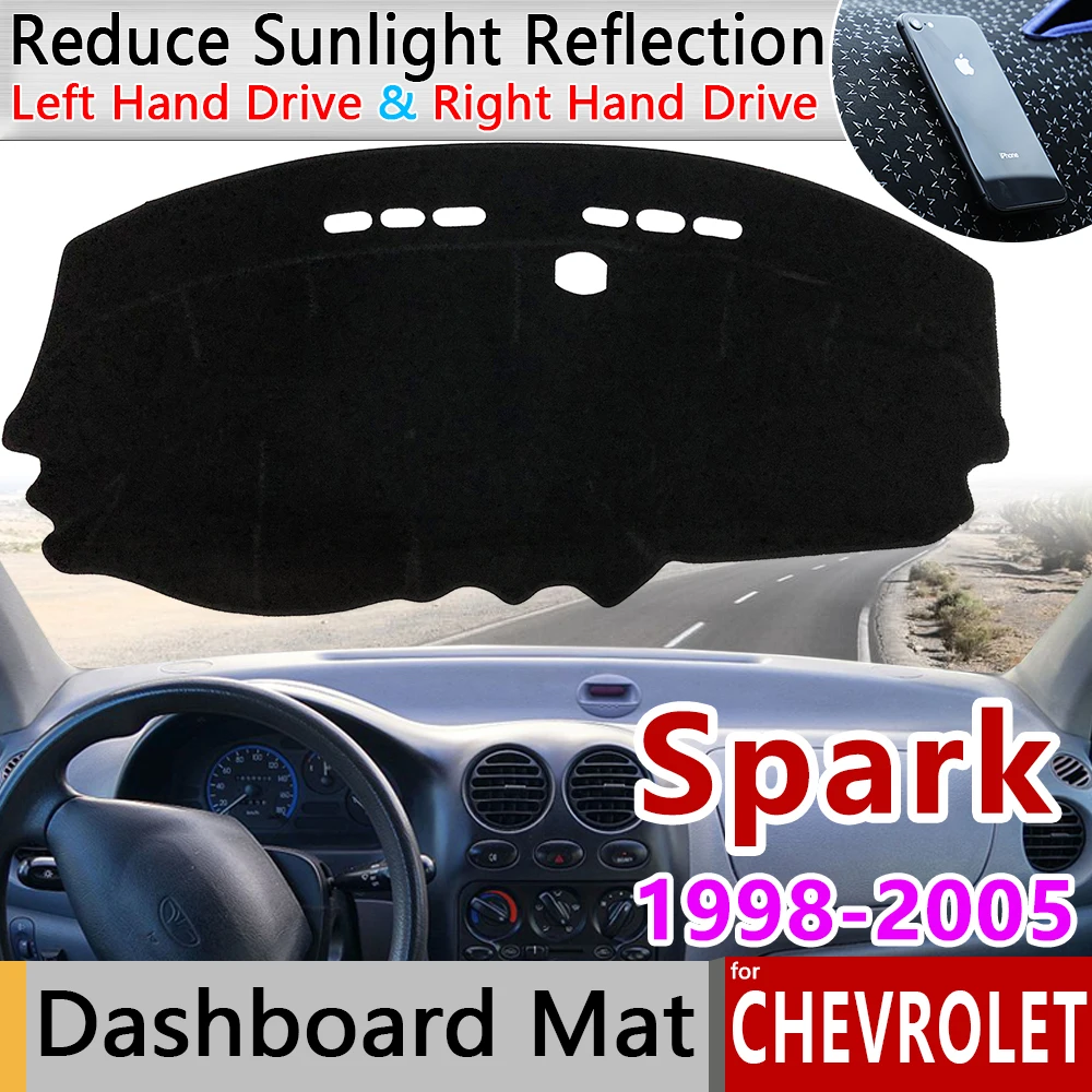 Для Chevrolet Spark 1998 ~ 2005 M100 M150 Противоскользящий коврик на приборную панель