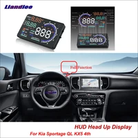 liandlee for kia sportage ql kx5 4th 2015 2018 safe driving screen obd car hud head up display projector windshield