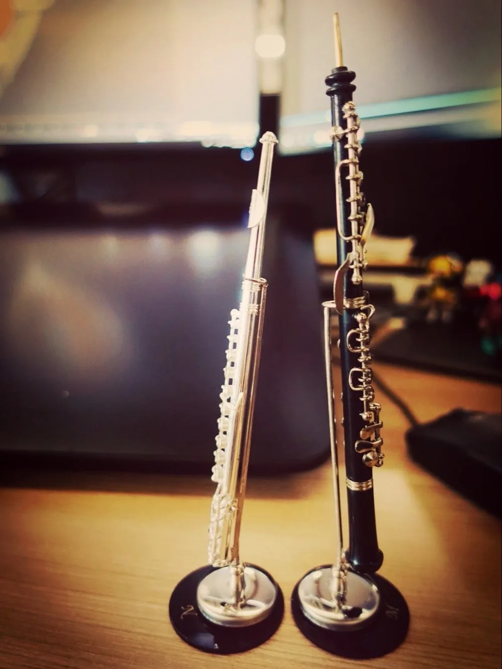 Лиз и синяя птица Миниатюрная модель флейты мини oboe музыкальный инструмент украшения подарок и украшение