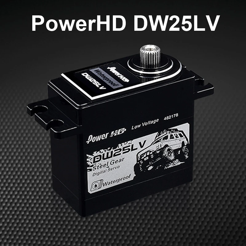 Мощный HD DW 25LV с высоким крутящим моментом цифровой водонепроницаемый Servo 1/10 RC