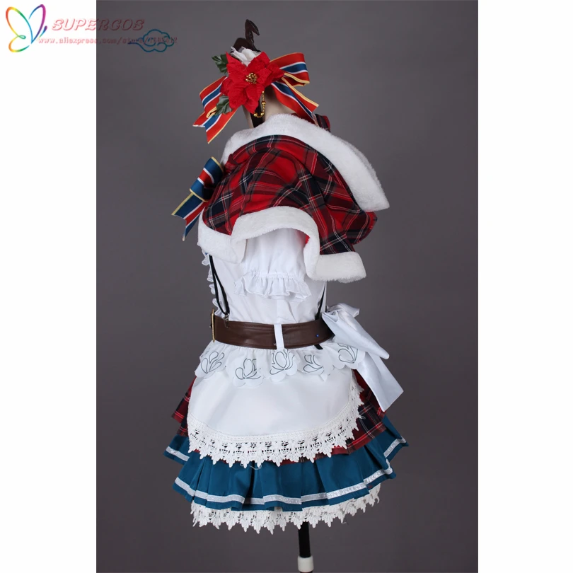 Милый! солнечный свет! Рождественский костюм с юбкой Aqours Sakurauchi Riko для косплея